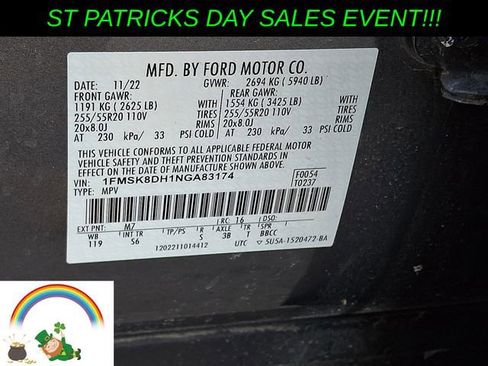 Certified 2022 Ford Explorer XLT w/ Equipment Group 202A image 27