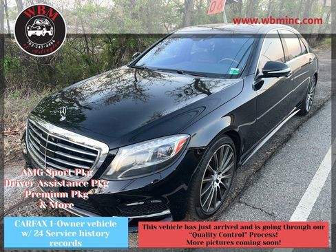 Used 2016 Mercedes-Benz S 550 4MATIC Sedan image 1