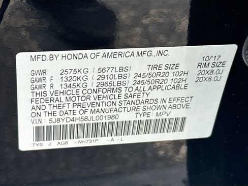 Used 2018 Acura MDX SH-AWD w/ Technology Package image 38