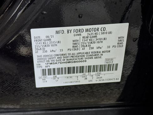 Used 2021 Ford Explorer XLT w/ Equipment Group 202A RWD image 48