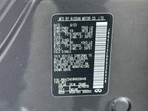 Used 2024 INFINITI QX80 Luxe image 34