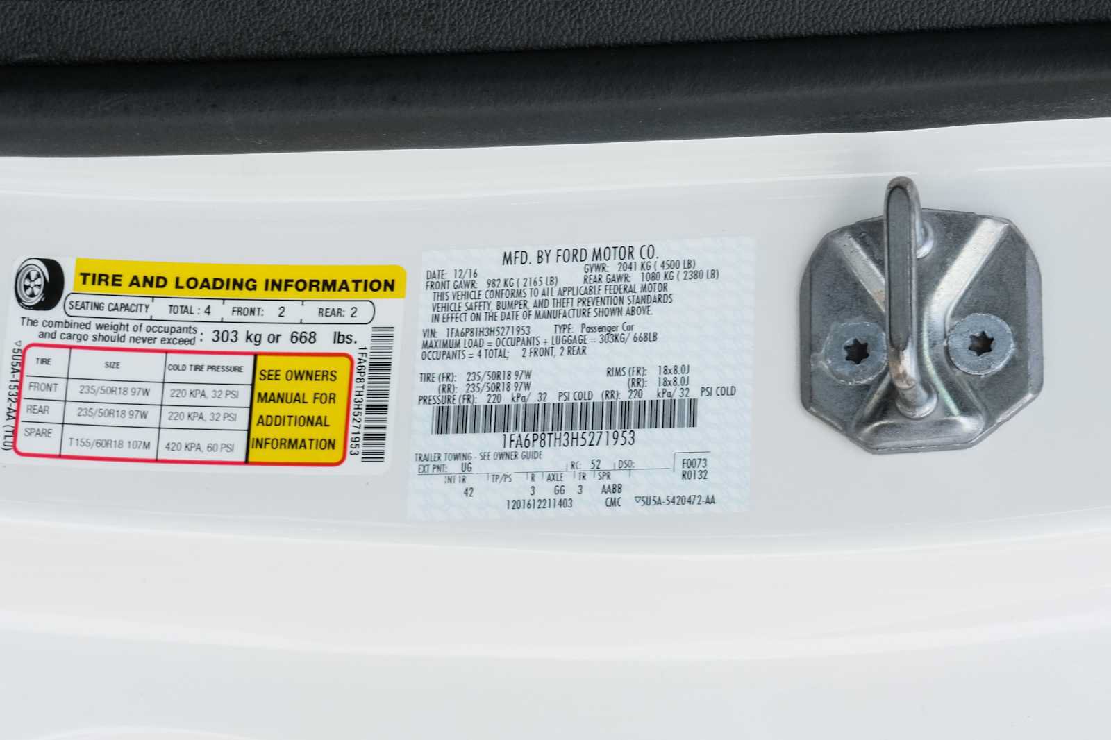 Used 2017 Ford Mustang Premium w/ Equipment Group 201A RWD image 46