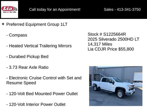Used 2025 Chevrolet Silverado 2500 LT w/ Convenience Package AWD/4WD image 16