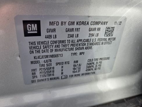 Certified 2022 Buick Encore Preferred w/ Safety Package AWD/4WD image 19