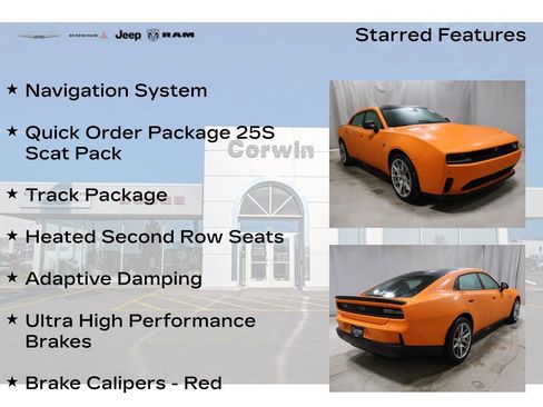 New 2026 Dodge Charger Daytona Scat Pack w/ Track Package AWD/4WD image 10