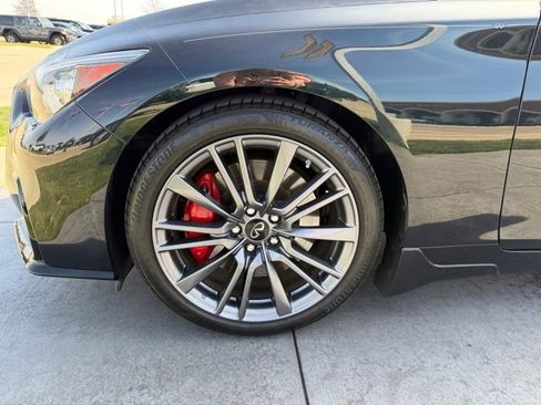Used 2024 INFINITI Q50 Red Sport 400 w/ Black Opal Edition image 6