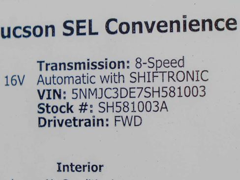Used 2025 Hyundai Tucson SEL FWD image 28