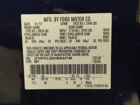 Used 2017 Ford Edge SEL image 33