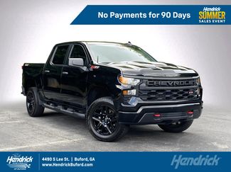 Used 2024 Chevrolet Silverado 1500 Custom Trail Boss w/ LPO, Dark Essentials Package AWD/4WD 360° Tour