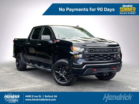 Used 2024 Chevrolet Silverado 1500 Custom Trail Boss w/ LPO, Dark Essentials Package AWD/4WD image 1