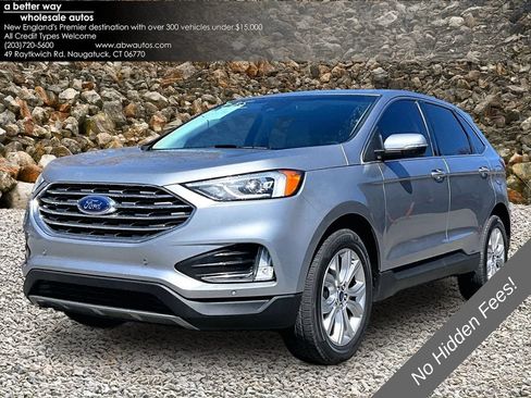 Used 2021 Ford Edge Titanium w/ Cargo Accessory Package FWD image 1