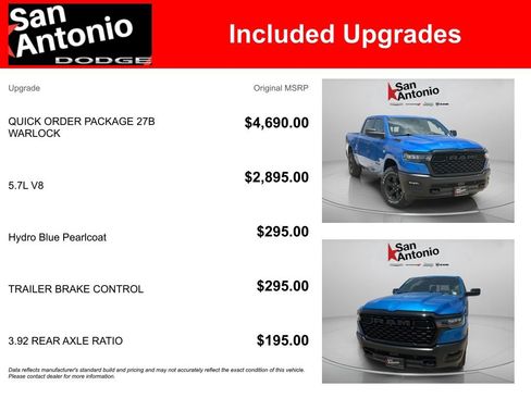 New 2026 RAM 1500 Warlock AWD/4WD image 6
