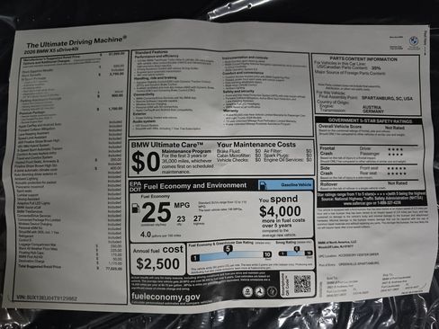 Used 2026 BMW X5 sDrive40i w/ M Sport Package RWD image 26