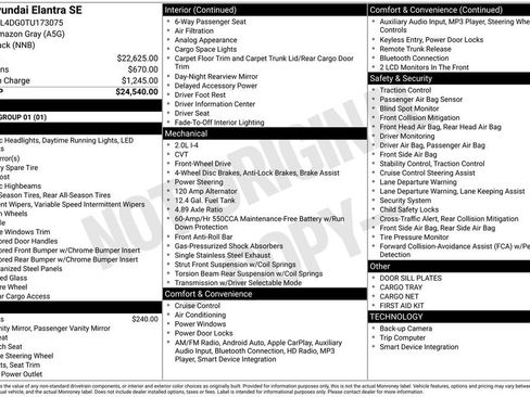 Certified 2026 Hyundai Elantra SE FWD image 3