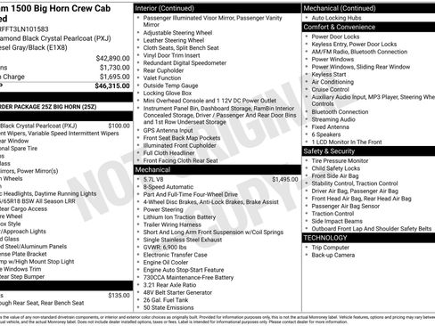 Used 2020 RAM 1500 Big Horn image 33