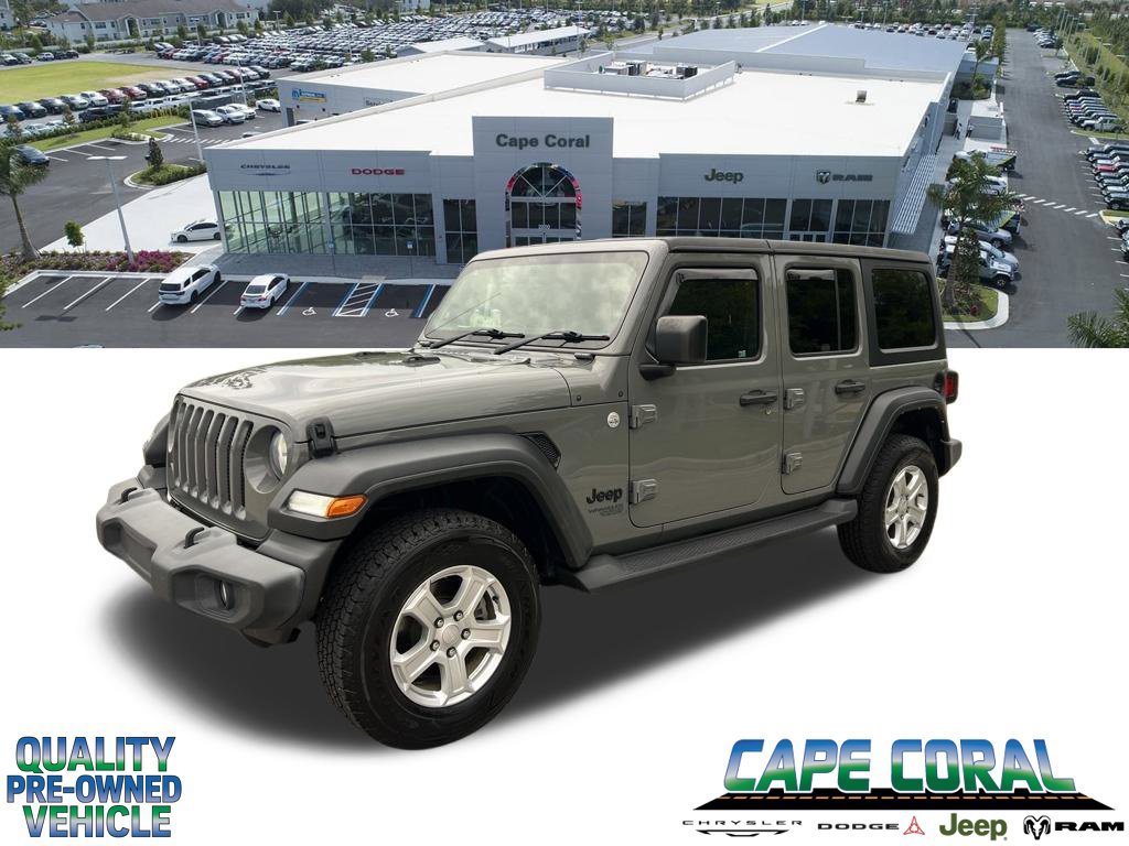 Used 2021 Jeep Wrangler Unlimited Sport w/ Cold Weather Group AWD/4WD 360° Tour