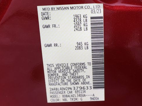 Used 2023 Nissan Altima 2.5 SV FWD image 42