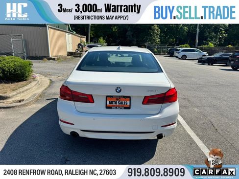 Used 2018 BMW 530i w/ Premium Package RWD image 4