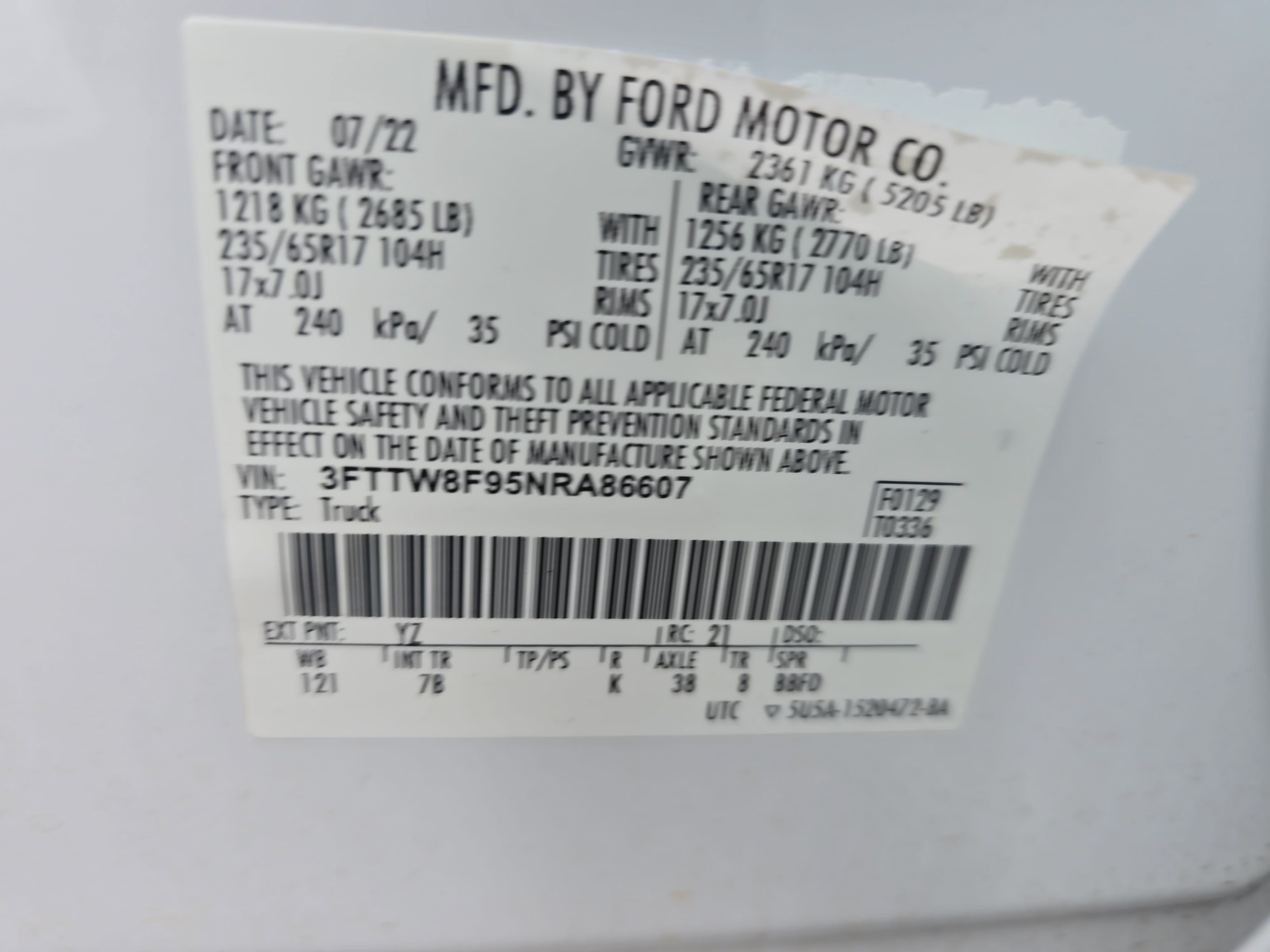 Used 2022 Ford Maverick XLT w/ Equipment Group 300A Standard AWD/4WD image 33