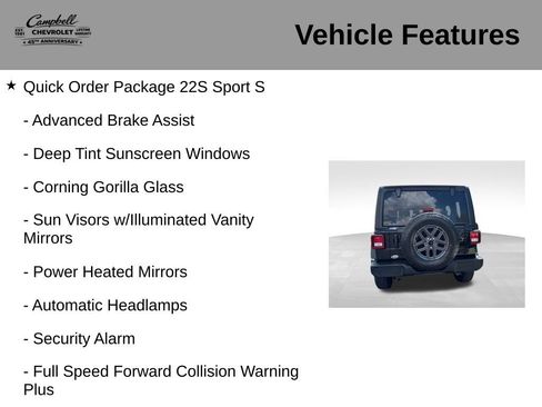 Used 2025 Jeep Wrangler Unlimited Sport AWD/4WD image 5