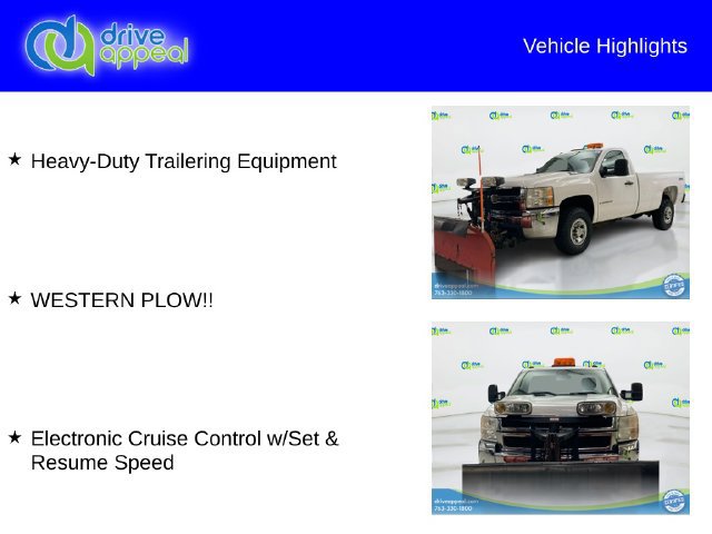 Used 2007 Chevrolet Silverado 3500 W/T w/ Snow Plow Prep Package AWD/4WD image 12
