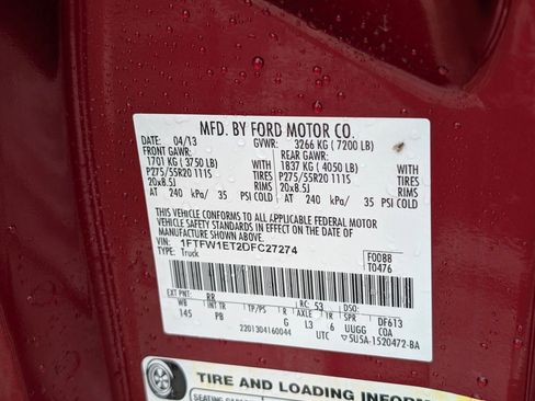 Used 2013 Ford F150 Platinum image 8