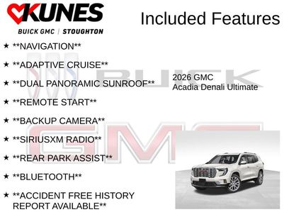 New 2026 GMC Acadia Denali Ultimate