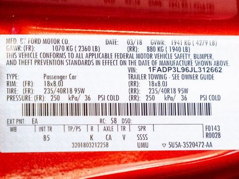 Used 2018 Ford Focus ST w/ Equipment Group 401A image 90