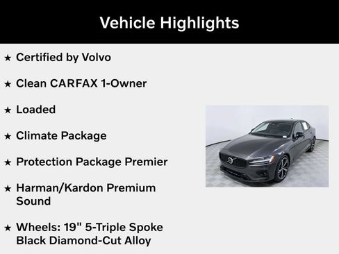 Certified 2025 Volvo S60 B5 Plus w/ Climate Package FWD image 5