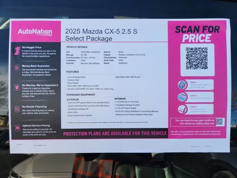 Used 2025 MAZDA CX-5 AWD 2.5 S w/ Select Package image 14