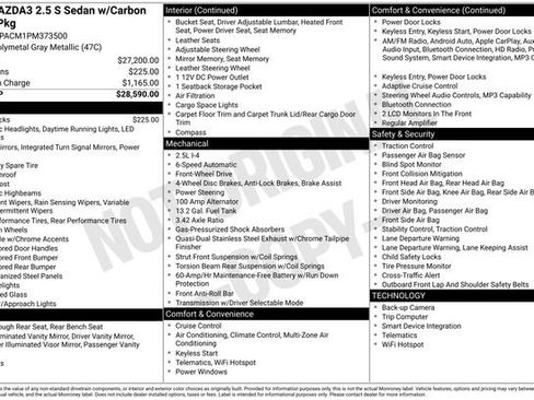 Used 2023 MAZDA MAZDA3 s image 3