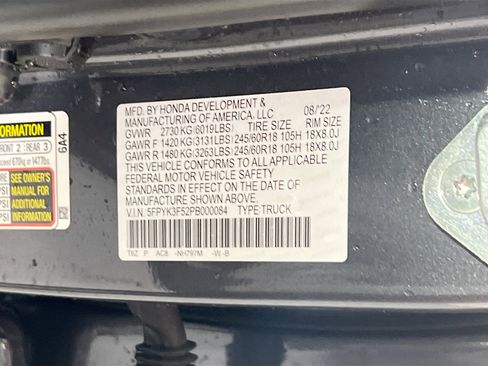 Used 2023 Honda Ridgeline RTL image 31