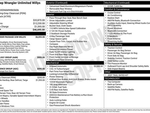 Used 2021 Jeep Wrangler Unlimited Sport image 33