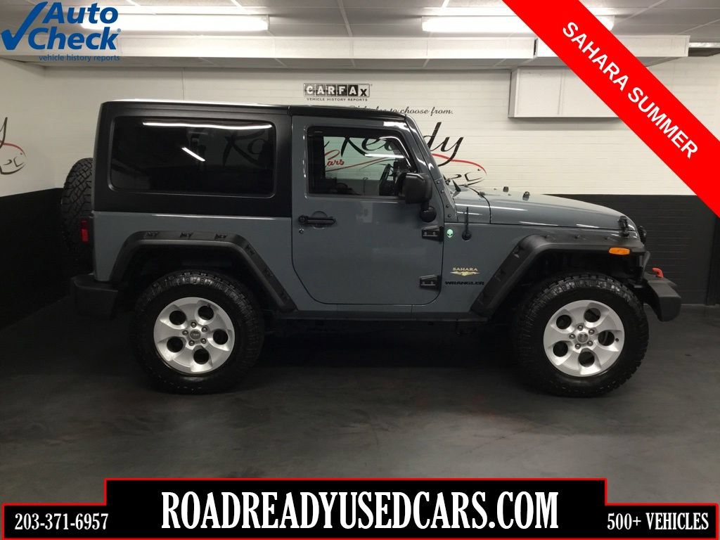 Used 2015 Jeep Wrangler Sahara w/ Connectivity Group AWD/4WD image 1