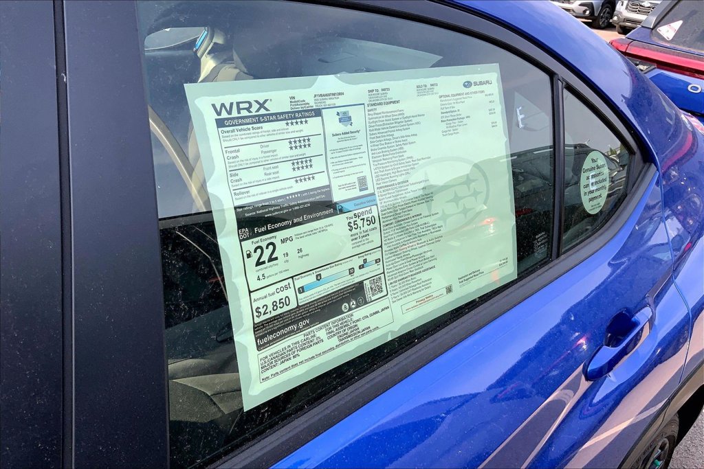 New 2026 Subaru WRX AWD/4WD image 13