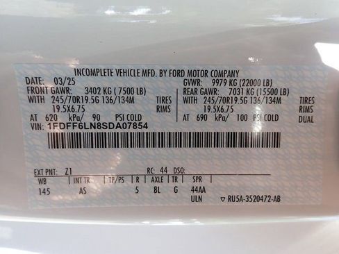 New 2025 Ford F600 4x4 Regular Cab Super Duty w/ XL Chrome Package image 18