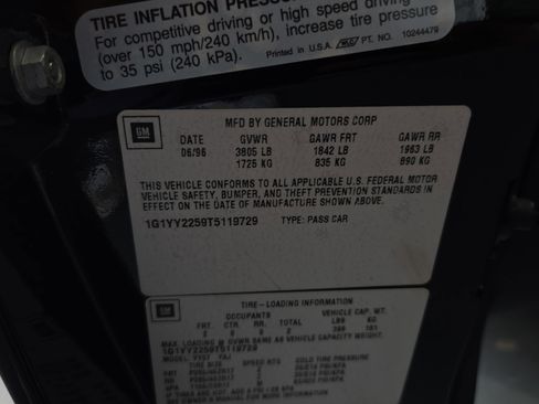 Used 1996 Chevrolet Corvette Coupe image 18