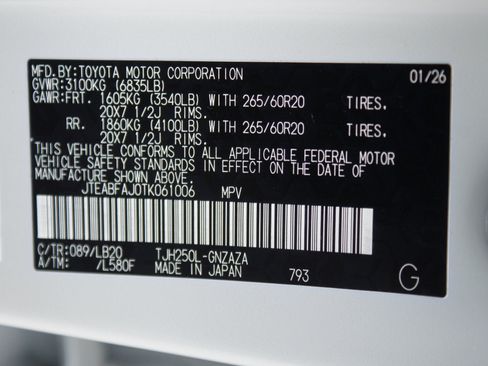 Used 2026 Toyota Land Cruiser AWD/4WD image 27