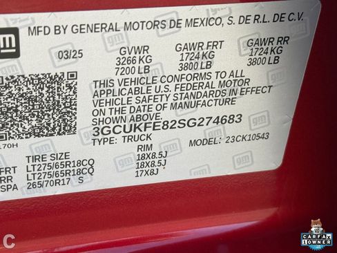 Used 2025 Chevrolet Silverado 1500 LT Trail Boss w/ Convenience Package II AWD/4WD image 32