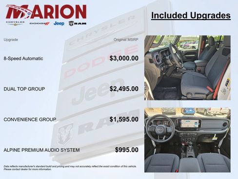 New 2026 Jeep Wrangler Unlimited Sport w/ Dual Top Group AWD/4WD image 9