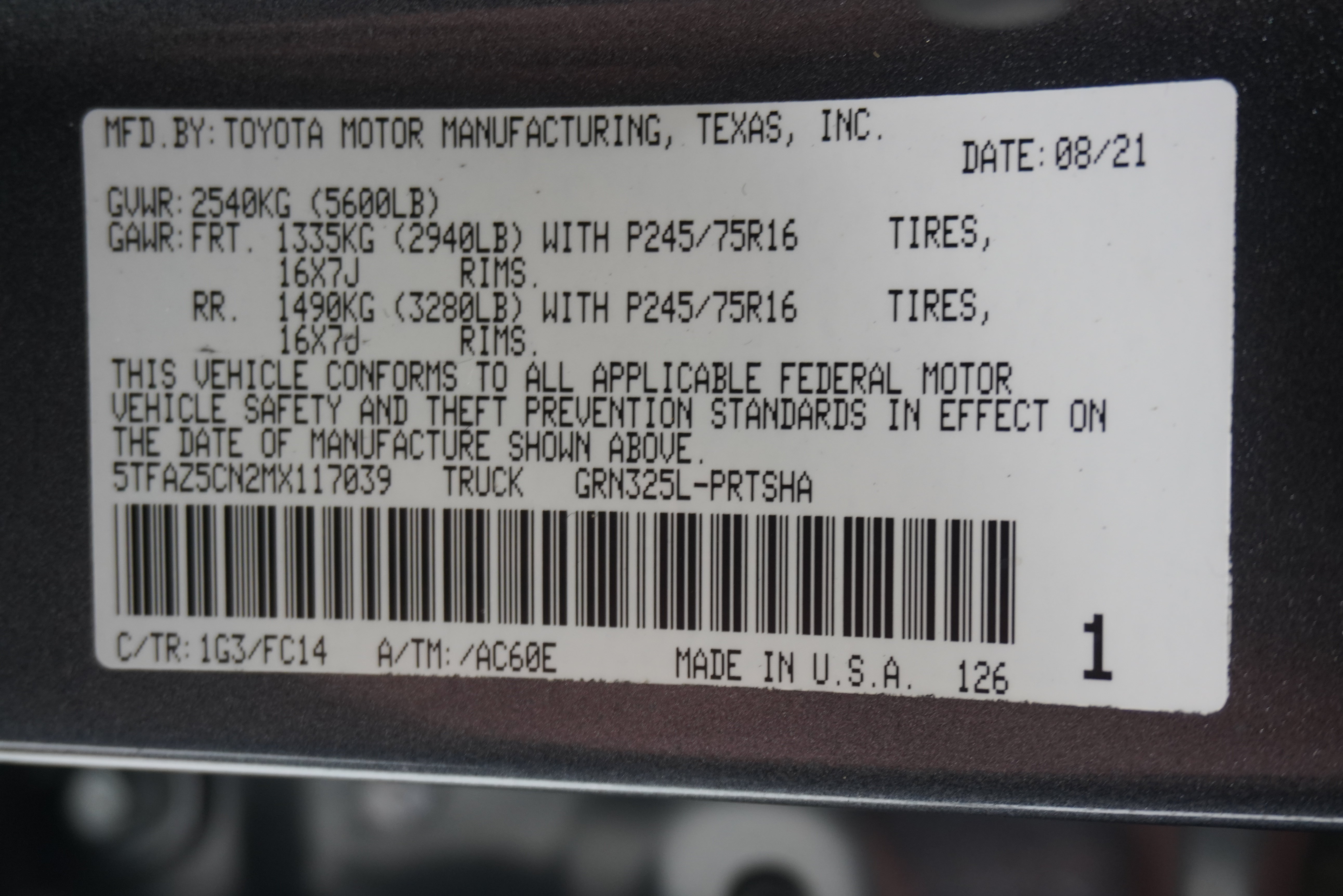 Used 2021 Toyota Tacoma SR5 RWD image 29