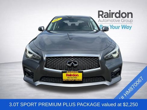 Used 2017 INFINITI Q50 Red Sport 400 AWD/4WD image 2