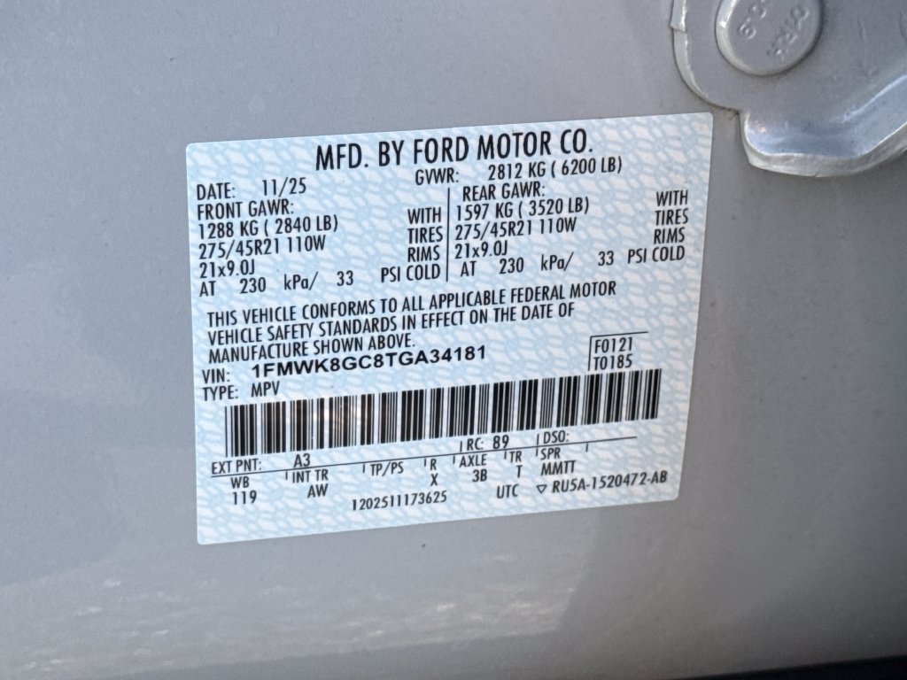 Used 2026 Ford Explorer ST w/ Sun And Sound Package AWD/4WD image 24