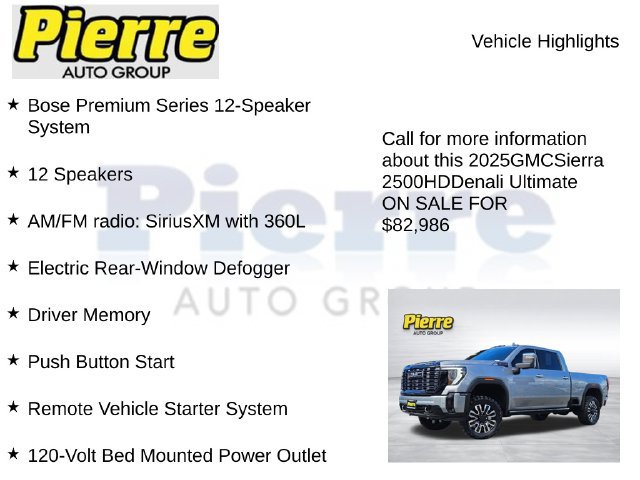 Used 2025 GMC Sierra 2500 Denali Ultimate w/ Max Trailering Package AWD/4WD image 14