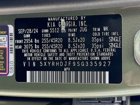 Used 2025 Kia Sorento X-Line EX AWD/4WD image 48
