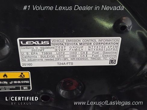 Certified 2022 Lexus NX 350 AWD w/ Vision Package image 29