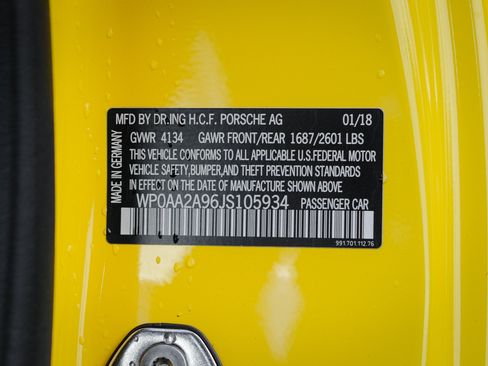 Used 2018 Porsche 911 Carrera T RWD image 37