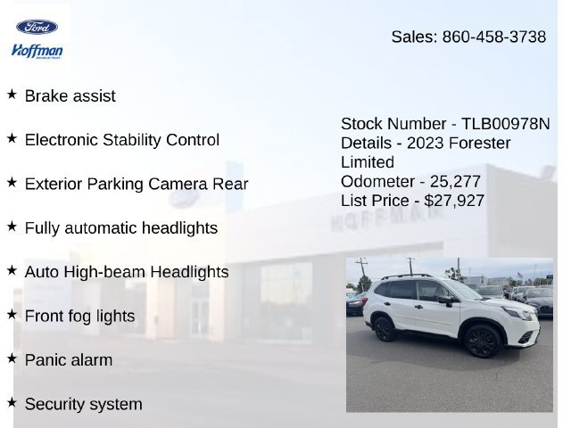 Used 2023 Subaru Forester Limited AWD/4WD image 30