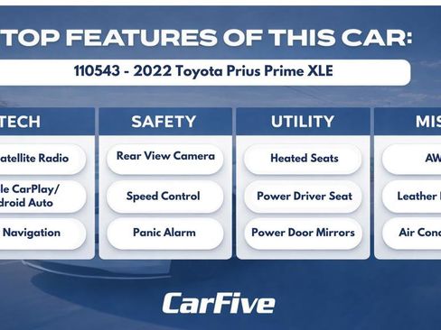 Used 2022 Toyota Prius Prime XLE FWD image 29