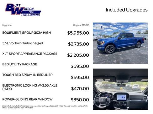 Used 2022 Ford F150 XLT w/ Equipment Group 302A High AWD/4WD image 3